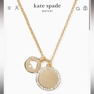 Kate Spade “Spot the Spade” Necklace